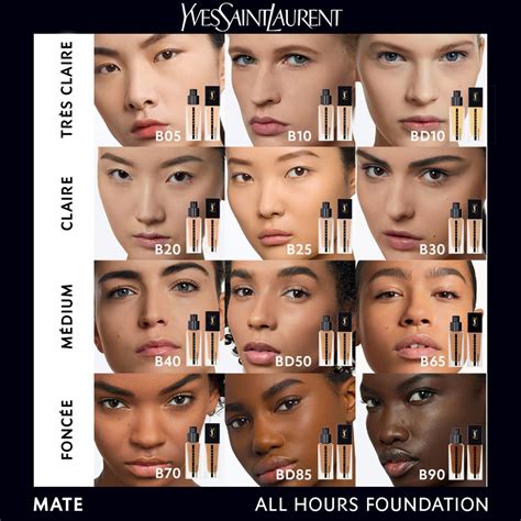 ysl new foundation swatches|ysl all hours foundation sephora.